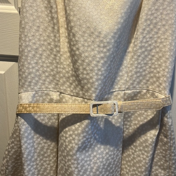 Cream and Gold Dress. New with tag - Picture 4 of 8